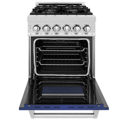 ZLINE 24” Professional DuraSnow® Dual Fuel Range RAS-SN-24