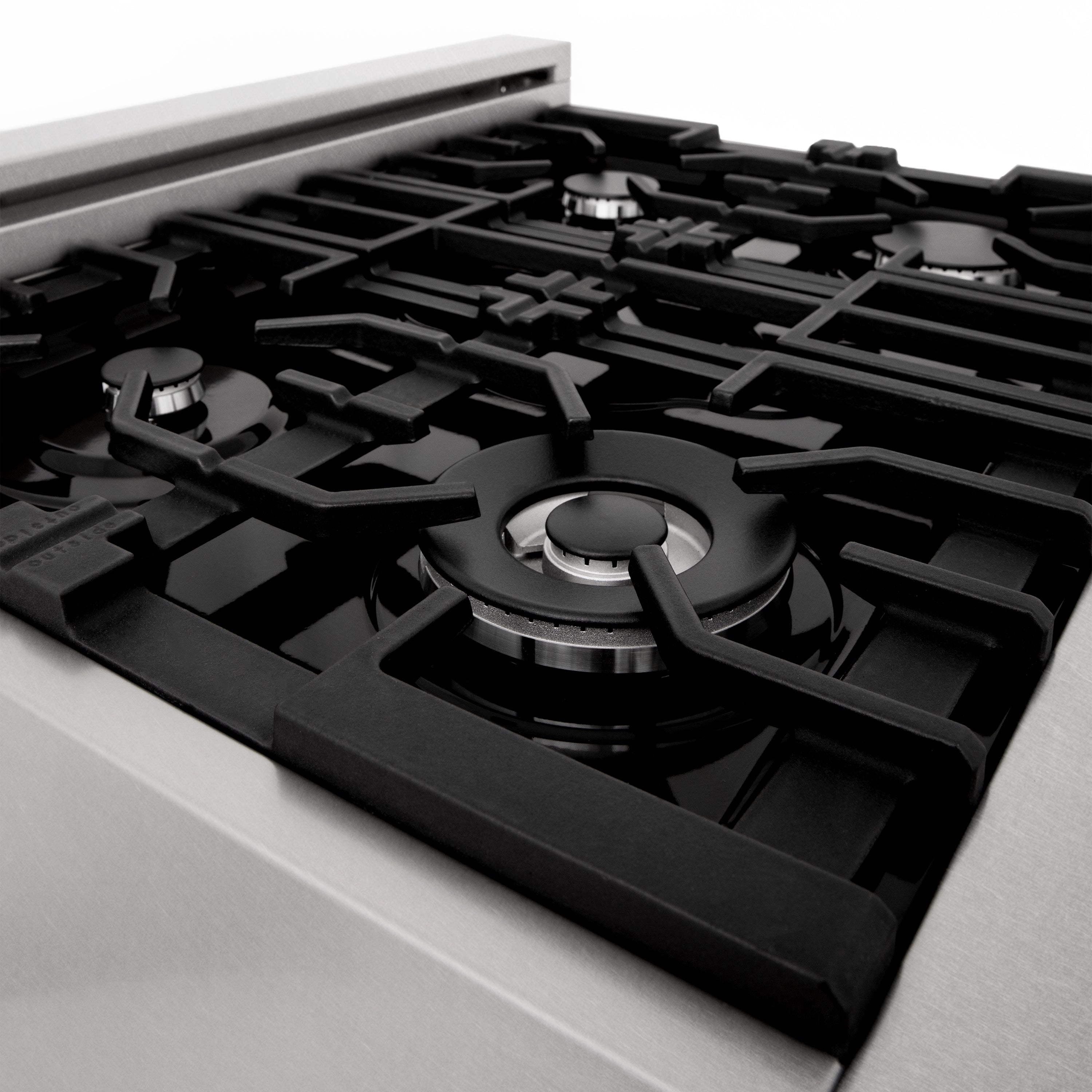 ZLINE 24” Professional DuraSnow® Dual Fuel Range RAS-SN-24