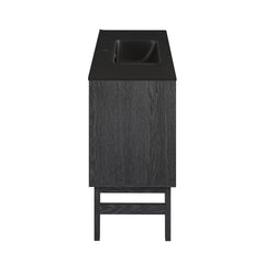 Swiss Madison Bosse 36" Freestanding Bathroom Vanity with Black Sink Top - SM-BV8802