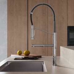 Swiss Madison Novuet Single Handle, Pull-Down Kitchen Faucet with Pot Filler SM-KF74