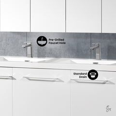 Swiss Madison Annecy 60" Bathroom Vanity - SM-BV2 - The Home Selection