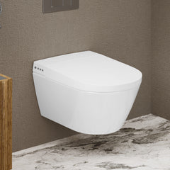 Swiss Madison Pur Smart Wall-Hung Toilet with Bidet Bundle - SM-STK0804PS - The Home Selection
