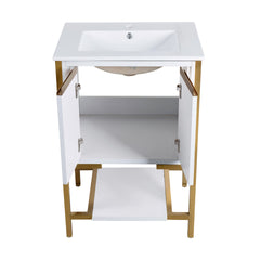 Swiss Madison Marseille 24 Bathroom Vanity in White - SM-BV217WBG - The Home Selection