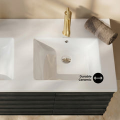 Swiss Madison 48" Double Basin Vanity Sink Top - SM-VT349