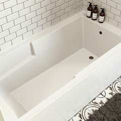Swiss Madison Voltaire 72" x 36" Right-Hand Drain Alcove Bathtub with Apron - SM-AB555 - The Home Selection
