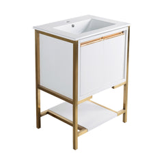 Swiss Madison Marseille 24 Bathroom Vanity in White - SM-BV217WBG - The Home Selection