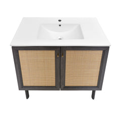 Swiss Madison Classe 36" Freestanding Bathroom Vanity with Sink Top - SM-BV663W - The Home Selection
