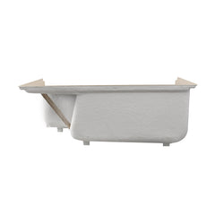 Swiss Madison Aquatique 60" x 32" Left Drain, Shower Base - SM-SB537 - The Home Selection