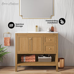 Swiss Madison Chateau 36" Freestanding Bathroom Vanity with Sink Top - SM-BV241 - The Home Selection