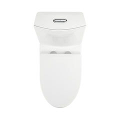 Swiss Madison St. Tropez Two-Piece 12" Rough-in 1.1/1.6 GPF Dual Top Flush Elongated Toilet - SM-2T254 - The Home Selection