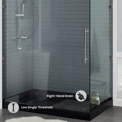 Swiss Madison Voltaire 60 x 36 Single-Threshold, Shower Base - SM-SB5 - The Home Selection