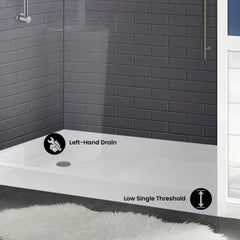 Swiss Madison Voltaire 60 x 36 Single-Threshold, Shower Base - SM-SB5 - The Home Selection