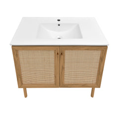 Swiss Madison Classe 36" Freestanding Bathroom Vanity with Sink Top - SM-BV663W - The Home Selection