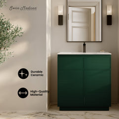 Swiss Madison St. Tropez 36" Freestanding Bathroom Vanity with Sink Top - SM-BV0802