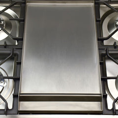 Hallman 36 in. Single Oven All Gas Italian Range, Brass Trim HGR36BS