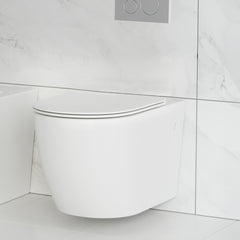 Swiss Madison St. Tropez Wall-Hung Elongated Toilet Bowl - SM-WT449 - The Home Selection