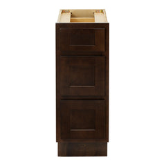 Vanity Art 12-Inch 3-Drawers Bath Vanity Cabinet Only - VA4012-3