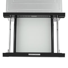 Cosmo Cosmo 24 in. Haven Collection 1.2 cu. ft. Built-in Microwave Drawer, 1000W, Touch Controls, Defrosting Rack in Matte Black - COS-12MWDBK-NH