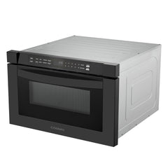 Cosmo Cosmo 24 in. Haven Collection 1.2 cu. ft. Built-in Microwave Drawer, 1000W, Touch Controls, Defrosting Rack in Matte Black - COS-12MWDBK