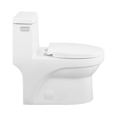 Swiss Madison Virage One-Piece Elongated Toilet Vortex™ Side Flush 1.28 gpf - SM-1T123 - The Home Selection