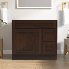 Vanity Art 36-Inch 2-Right Drawers Bath Vanity Cabinet Only - VA4036