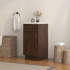 Vanity Art 15-Inch H 1-Drawer Bath Vanity Cabinet Only - VA4015