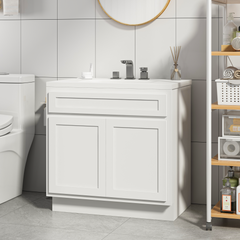 Vanity Art 36-Inch 2-Left Drawers Bath Vanity Cabinet Only - VA4036-2L