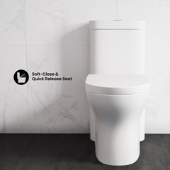 Swiss Madison Monaco One-Piece Elongated Toilet Dual-Flush 1.1/1.6 gpf - SM-1T108 - The Home Selection