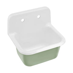 Swiss Madison Loire 22" Cast Iron Rectangle Wall-Mounted Sink - SM-WS7101