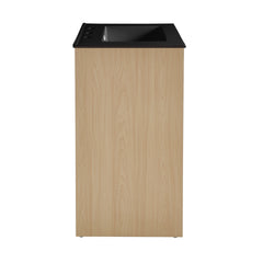 Swiss Madison Virage 24 in. Brown Oak Bathroom Vanity With Ceramic Sink Top - SM-BV730LK - The Home Selection