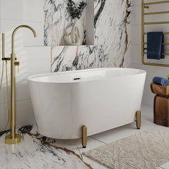 Swiss Madison Monaco 59" Freestanding Bathtub with Stand - SM-FB1002