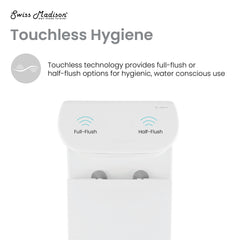 Swiss Madison Monaco One-Piece Elongated Toilet Touchless Dual-Flush 1.1/1.6 gpf - SM-1T263 - The Home Selection