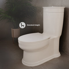Swiss Madison Santorini One-Piece Elongated Toilet Dual-Flush 1.1/1.6 gpf - SM-1T190 - The Home Selection