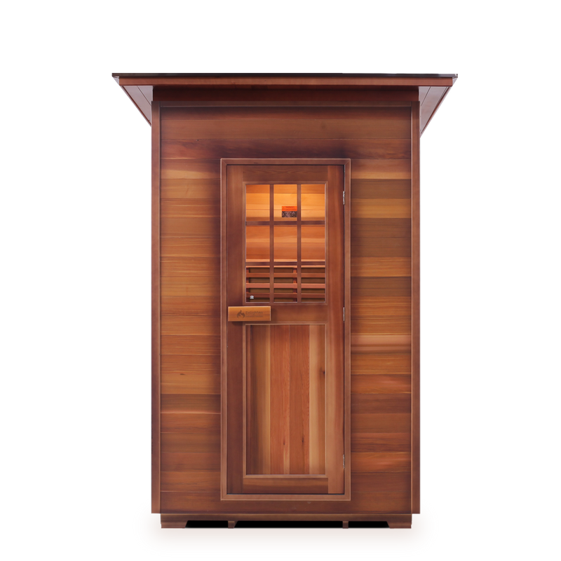 Enlighten Outdoor Dry Traditional Sauna - MoonLight 2 Slope