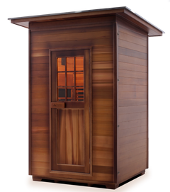 Enlighten Outdoor Full Spectrum Infrared Sauna - Sierra 2 Slope