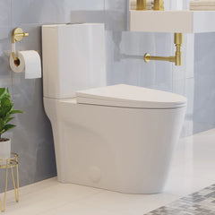 Swiss Madison St. Tropez Two-Piece 12" Rough-in 1.1/1.6 GPF Dual Top Flush Elongated Toilet - SM-2T254