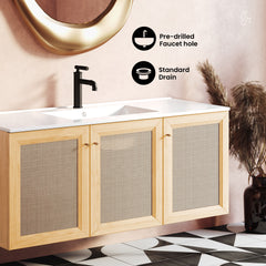 Swiss Madison Classe 48" Wall-Mounted Bathroom Vanity - SM-BV2807