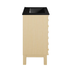 Swiss Madison Cascade 18 in. Brown Oak Bathroom Vanity