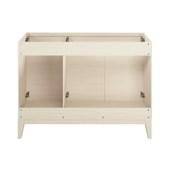 Swiss Madison Cascade 48" Freestanding Bathroom Vanity Cabinet without Top in White Oak - SM-CO8607WO