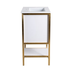 Swiss Madison Marseille 24 Bathroom Vanity in White - SM-BV217WBG - The Home Selection