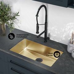 Swiss Madison Rivage 30" x 18" Single Basin, Undermount Kitchen Sink - SM-KU700 - The Home Selection