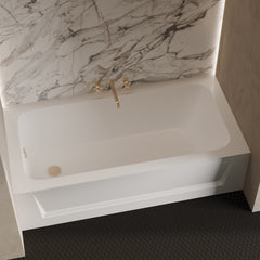 Swiss Madison Virage 60" x 30" Left or Right Hand Drain Alcove Bathtub with Apron - SM-AB58 - The Home Selection