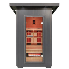 Sunray Saunas Logan 2-Person Outdoor Infrared Sauna - 200D6