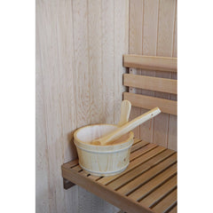 Sunray Aston 1–2 Person Indoor Traditional Sauna with 4.5kW Harvia Heater & Canadian Cedar Construction - HL200TN Aston