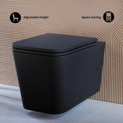 Swiss Madison Concorde Wall-Hung Square Toilet Bowl - SM-WT442 - The Home Selection