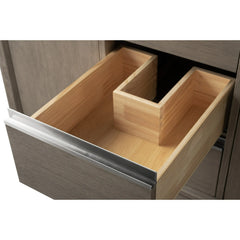 Vanity Art 60-Inch Small Bathroom Vanity: Single Sink, Ceramic Top, Soft-Closing Doors & Drawers, Solid Wood Frame - CVH60S
