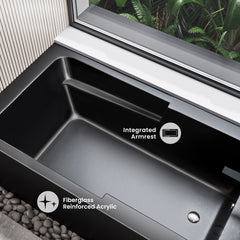 Swiss Madison Voltaire 54" X 30" Right-Hand Drain Alcove Bathtub with Apron - SM-AB550 - The Home Selection