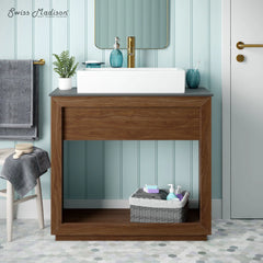 Swiss Madison Rennes 36" Reclaimed Wood Vanity - SM-BV370TK-C