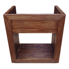 Swiss Madison Carre 24" Freestanding Bathroom Vanity in Golden Oak with Sink Top - SM-BV380