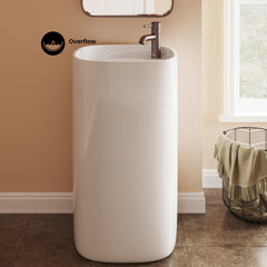 Swiss Madison Ivy One-Piece Pedestal Sink - SM-PS313 - The Home Selection